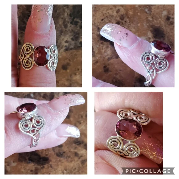 2.5 Color Changing Alexandrite Ring Size 9 - Picture 3 of 7